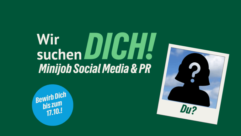 Minijob Schwerpunkt Social Media / PR- und Öffentlichkeitsarbeit 8h/Woche